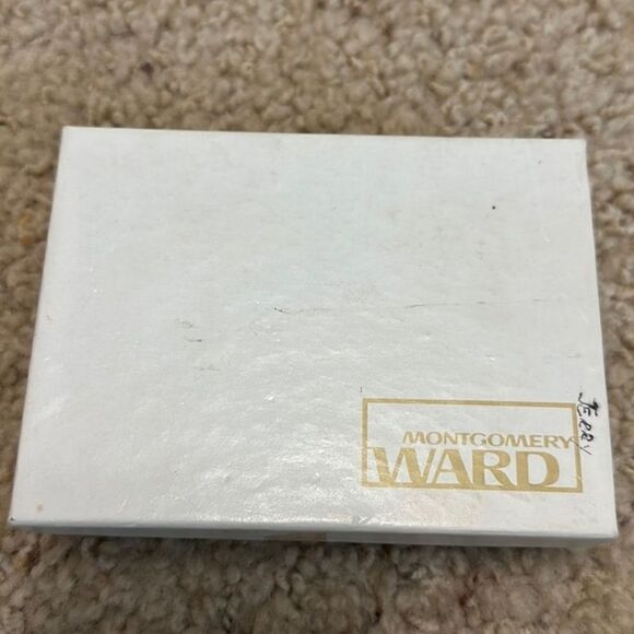 ROLFS Cowhide Leather Wallet From Montgomery Ward Dept Store 70's Vintage New - Picture 2 of 12